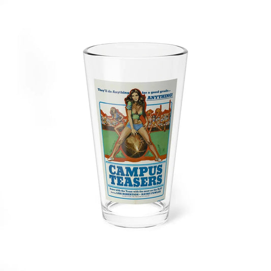 CAMPUS TEASERS 1970 Movie Poster - Pint Glass 16oz-16oz-Go Mug Yourself