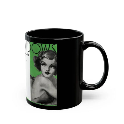 Campus Widows, College Humor and Sense, December 1933 - Black Coffee Mug - Go Mug Yourself