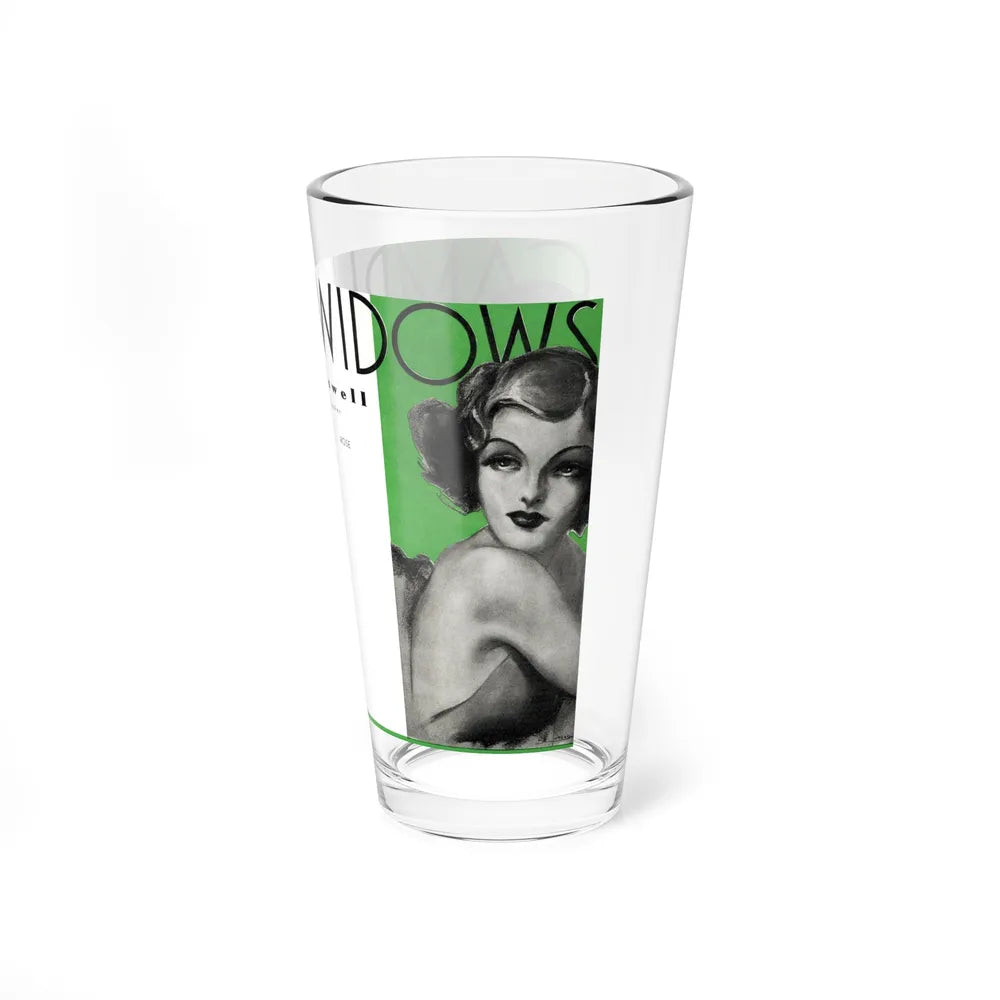 Campus Widows, College Humor and Sense, December 1933 (Magazine Illustration) Pint Glass 16oz-Go Mug Yourself