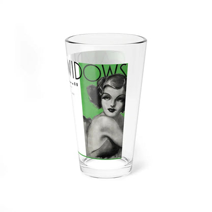 Campus Widows, College Humor and Sense, December 1933 (Magazine Illustration) Pint Glass 16oz-Go Mug Yourself