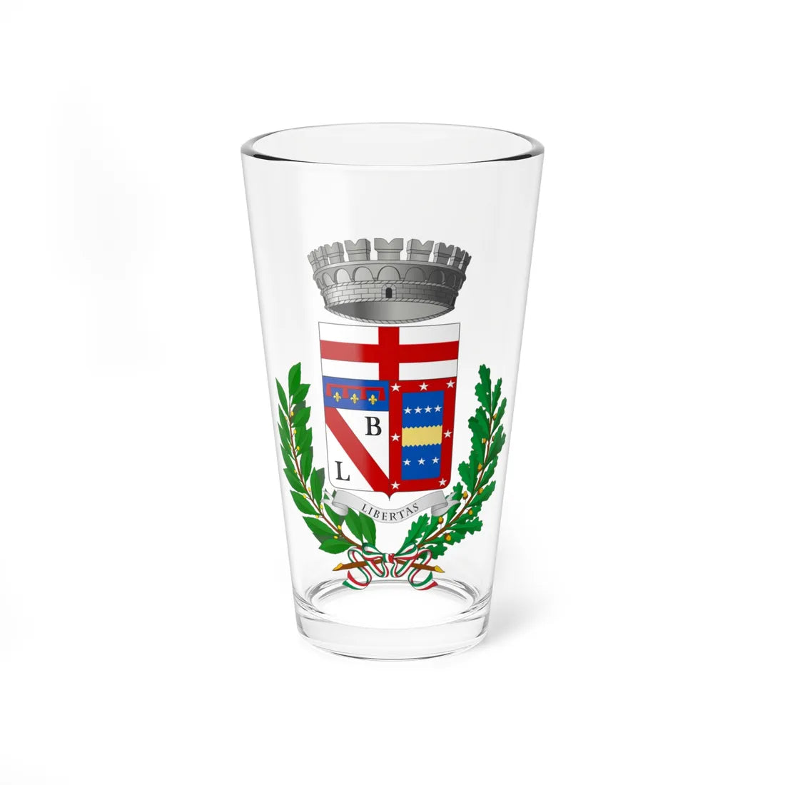 Camugnano-Stemma (Italy) (Coat of Arms) Pint Glass 16oz 16oz - Go Mug Yourself