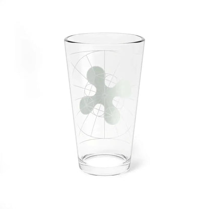 Camunian rose geometry (Italy) Pint Glass 16oz - Go Mug Yourself