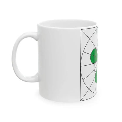 Camunian rose geometry (Italy) White Coffee Mug - Go Mug Yourself