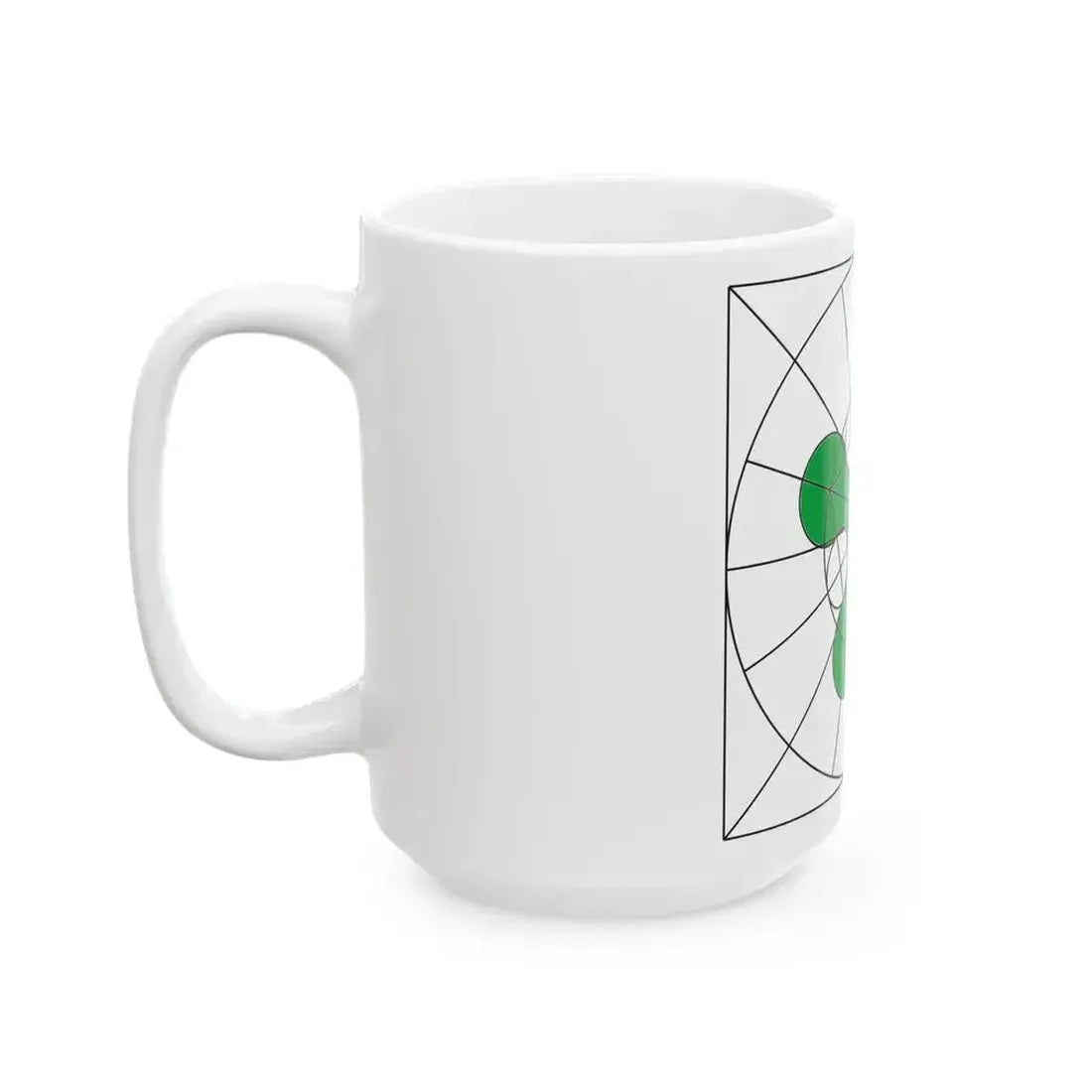 Camunian rose geometry (Italy) White Coffee Mug - Go Mug Yourself