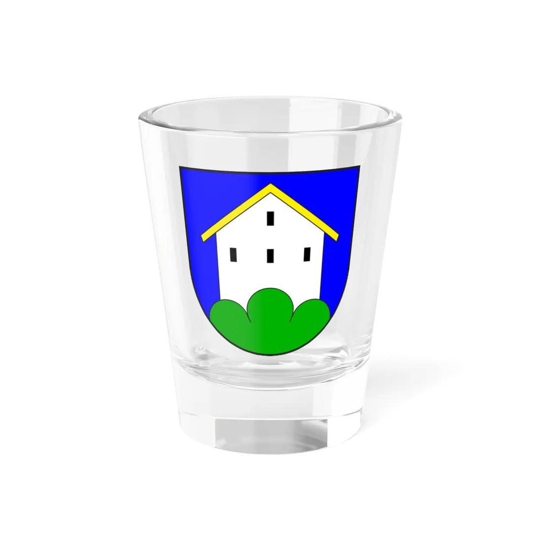Camuns wappen (Switzerland) (Coat of Arms) Shot Glass 1.5oz 1.5oz - Go Mug Yourself