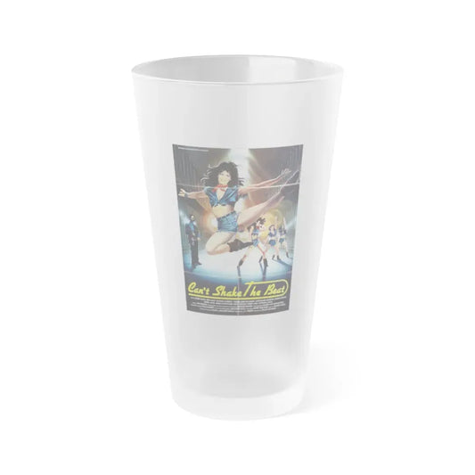 CAN'T SHAKE THE BEAT 1988 Movie Poster - Frosted Pint Glass 16oz 16oz Frosted - Go Mug Yourself