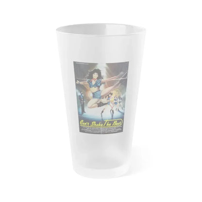 CAN'T SHAKE THE BEAT 1988 Movie Poster - Frosted Pint Glass 16oz 16oz Frosted - Go Mug Yourself