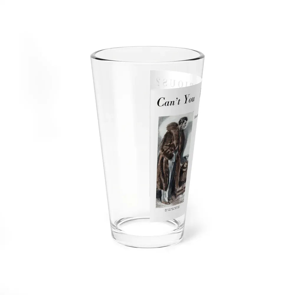 Can't You Be Serious (1), Smart Set Magazine, February 1930 (Magazine Illustration) Pint Glass 16oz - Go Mug Yourself