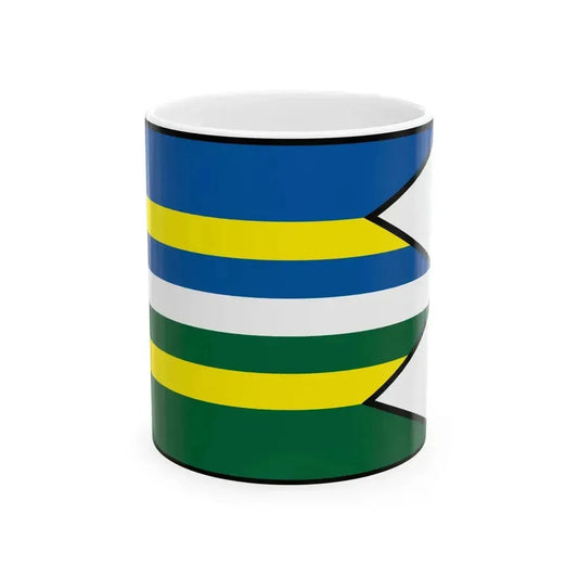 Cana Kosice Okolie Flag (Slovakia) White Coffee Mug 11oz - Go Mug Yourself