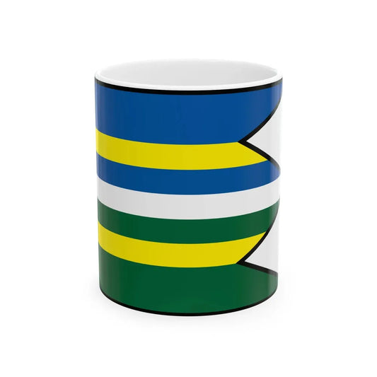 Cana Kosice Okolie Flag (Slovakia) White Coffee Mug 11oz - Go Mug Yourself