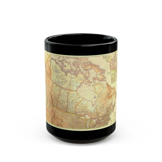 Canada (1936) (Map) Black Coffee Mug-15oz-Go Mug Yourself