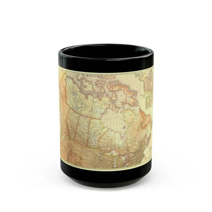 Canada (1936) (Map) Black Coffee Mug 15oz - Go Mug Yourself
