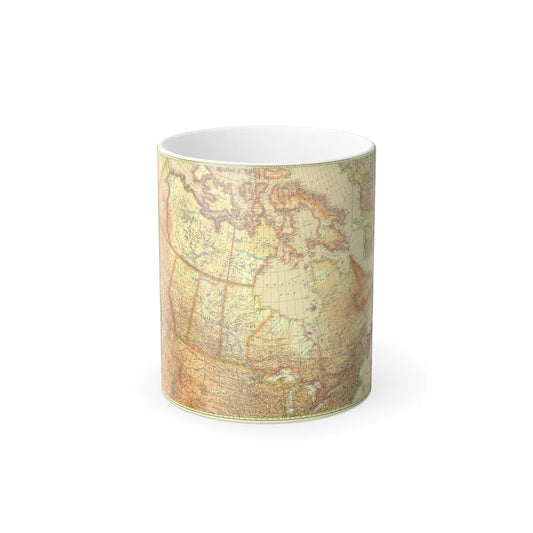 Canada (1936) (Map) Color Changing Mug 11oz-11oz-Go Mug Yourself