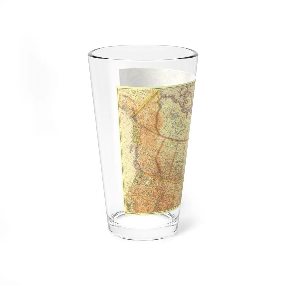 Canada (1936) (Map) Pint Glass 16oz-Go Mug Yourself