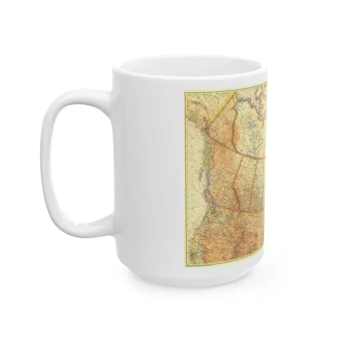 Canada (1936) (Map) White Coffee Mug - Go Mug Yourself