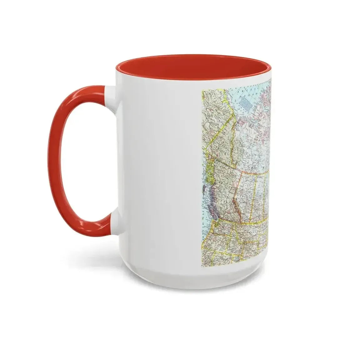 Canada (1961) (Map) Accent Coffee Mug - Go Mug Yourself