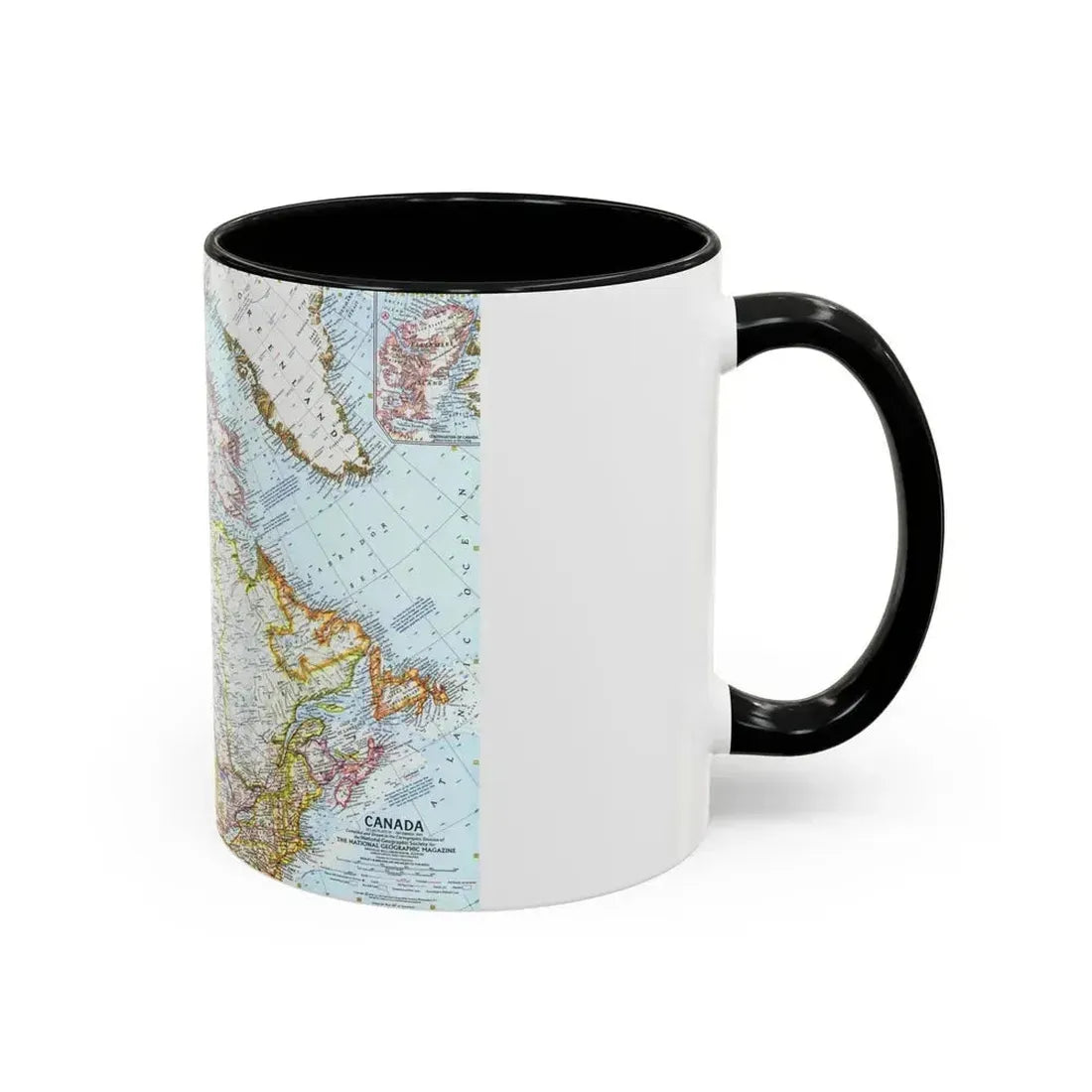 Canada (1961) (Map) Accent Coffee Mug - Go Mug Yourself