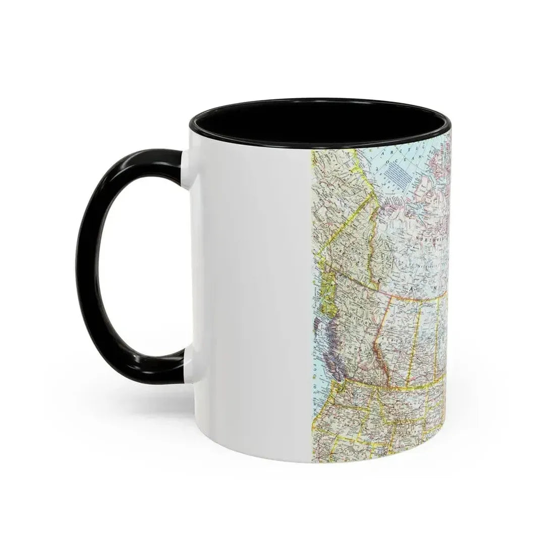 Canada (1961) (Map) Accent Coffee Mug - Go Mug Yourself