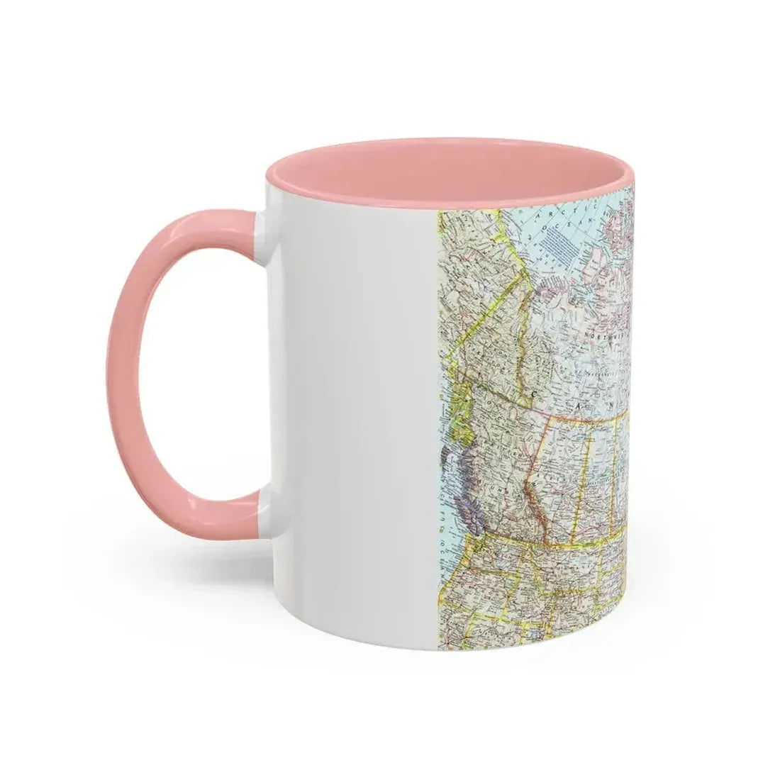 Canada (1961) (Map) Accent Coffee Mug - Go Mug Yourself