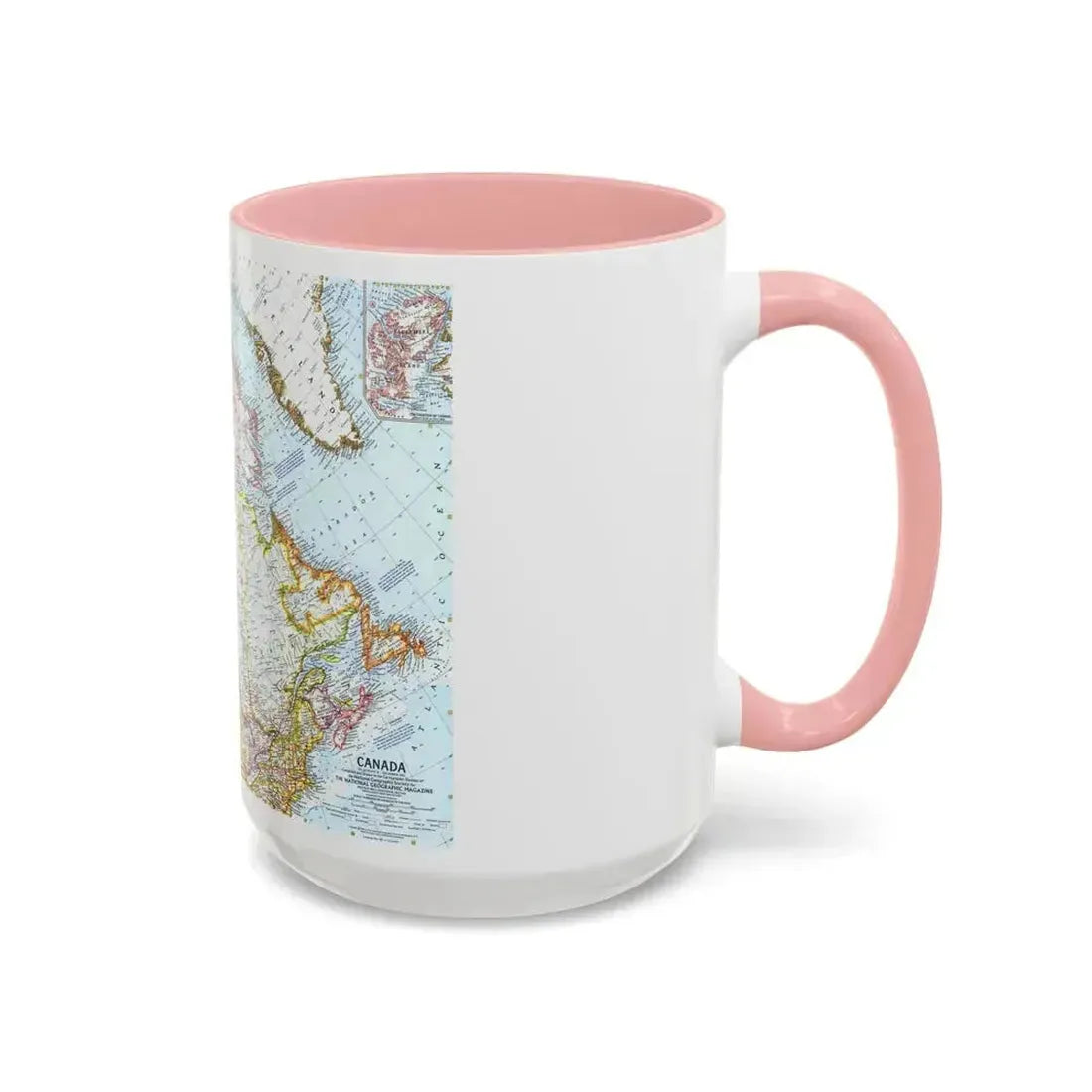 Canada (1961) (Map) Accent Coffee Mug - Go Mug Yourself