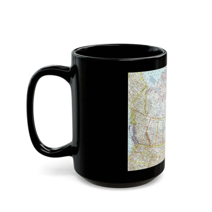 Canada (1961) (Map) Black Coffee Mug-Go Mug Yourself