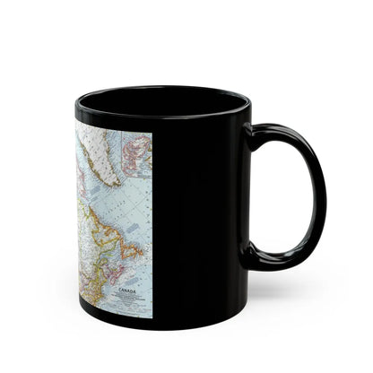 Canada (1961) (Map) Black Coffee Mug-Go Mug Yourself