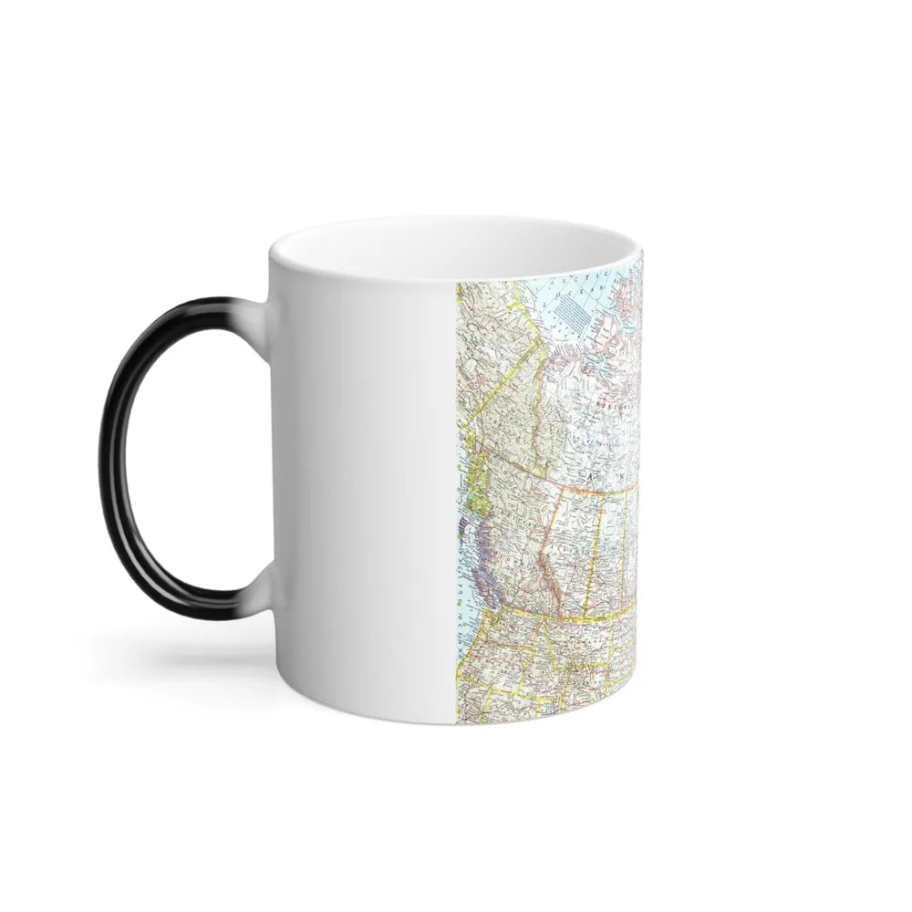 Canada (1961) (Map) Color Changing Mug 11oz-Go Mug Yourself