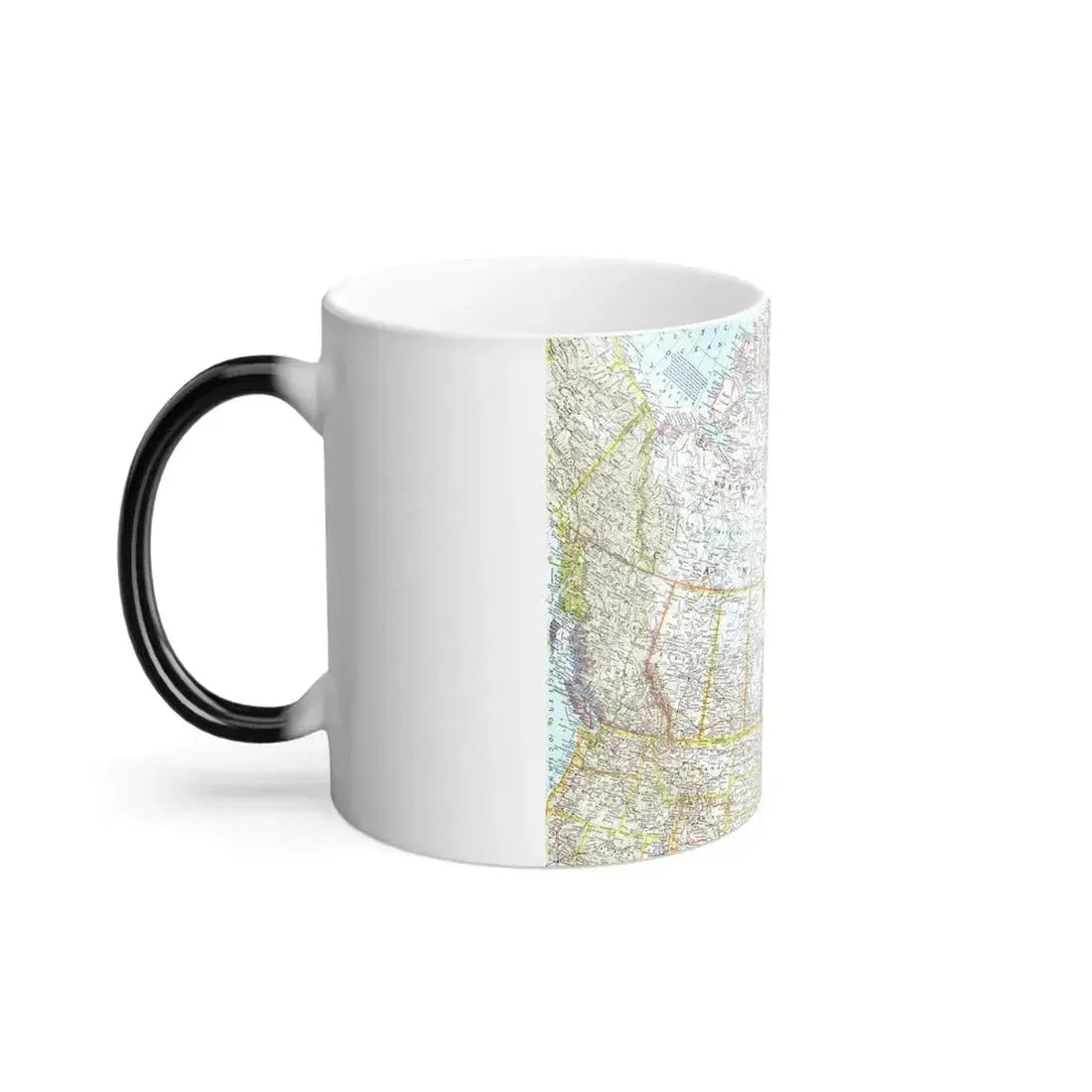 Canada (1961) (Map) Color Changing Mug 11oz - Go Mug Yourself
