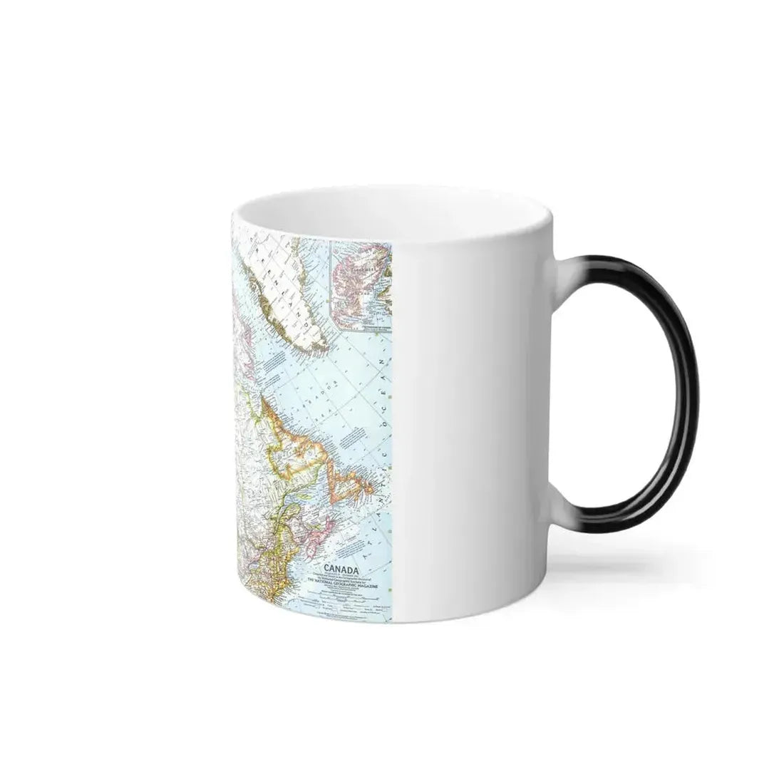 Canada (1961) (Map) Color Changing Mug 11oz - Go Mug Yourself