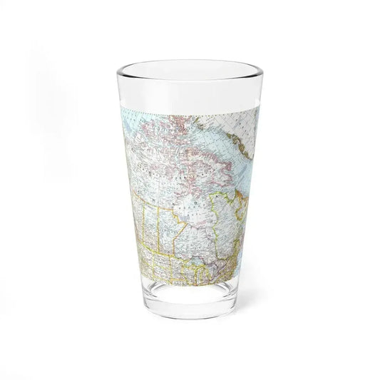 Canada (1961) (Map) Pint Glass 16oz 16oz - Go Mug Yourself