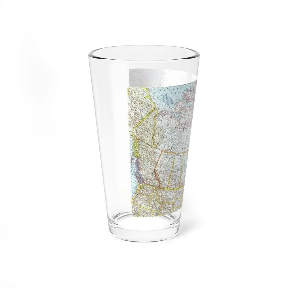 Canada (1961) (Map) Pint Glass 16oz-Go Mug Yourself