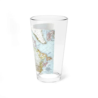 Canada (1961) (Map) Pint Glass 16oz - Go Mug Yourself
