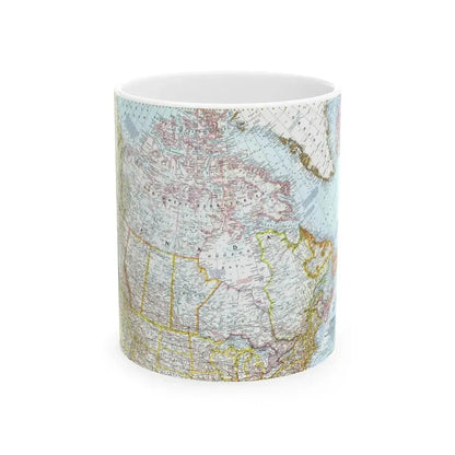 Canada (1961) (Map) White Coffee Mug 11oz - Go Mug Yourself