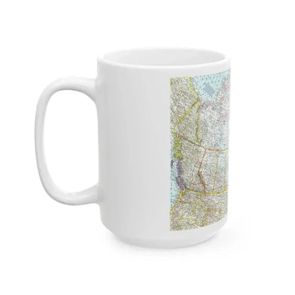 Canada (1961) (Map) White Coffee Mug - Go Mug Yourself