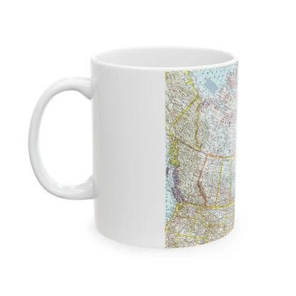 Canada (1961) (Map) White Coffee Mug-Go Mug Yourself