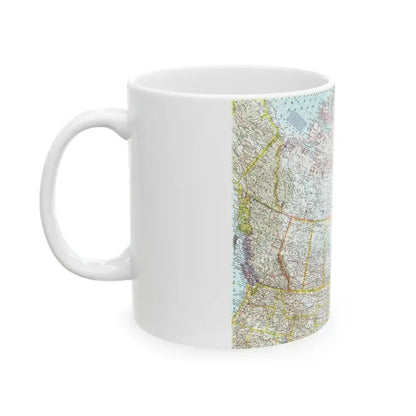 Canada (1961) (Map) White Coffee Mug - Go Mug Yourself