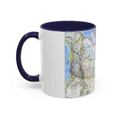 Canada (1972) (Map) Accent Coffee Mug - Go Mug Yourself