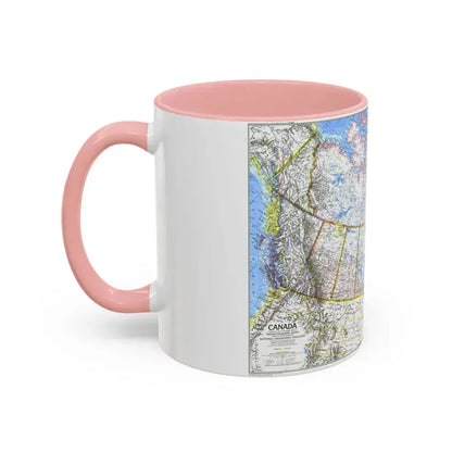 Canada (1972) (Map) Accent Coffee Mug - Go Mug Yourself
