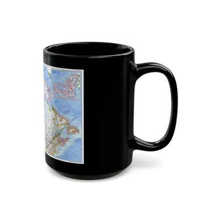 Canada (1972) (Map) Black Coffee Mug-Go Mug Yourself