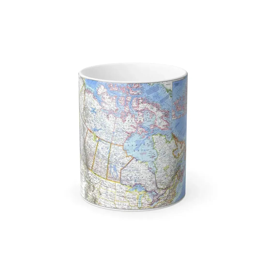 Canada (1972) (Map) Color Changing Mug 11oz Default Title 11oz - Go Mug Yourself