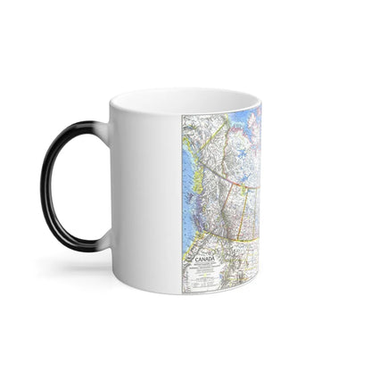 Canada (1972) (Map) Color Changing Mug 11oz-Go Mug Yourself