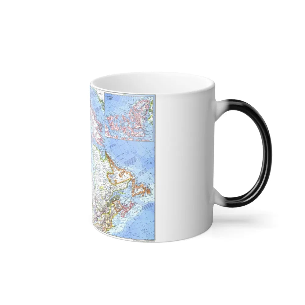 Canada (1972) (Map) Color Changing Mug 11oz-Go Mug Yourself