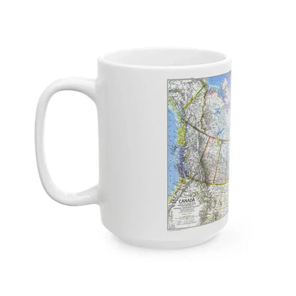 Canada (1972) (Map) White Coffee Mug - Go Mug Yourself