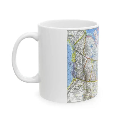 Canada (1972) (Map) White Coffee Mug - Go Mug Yourself