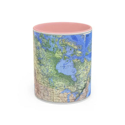 Canada (1985) (Map) Accent Coffee Mug 11oz Pink - Go Mug Yourself
