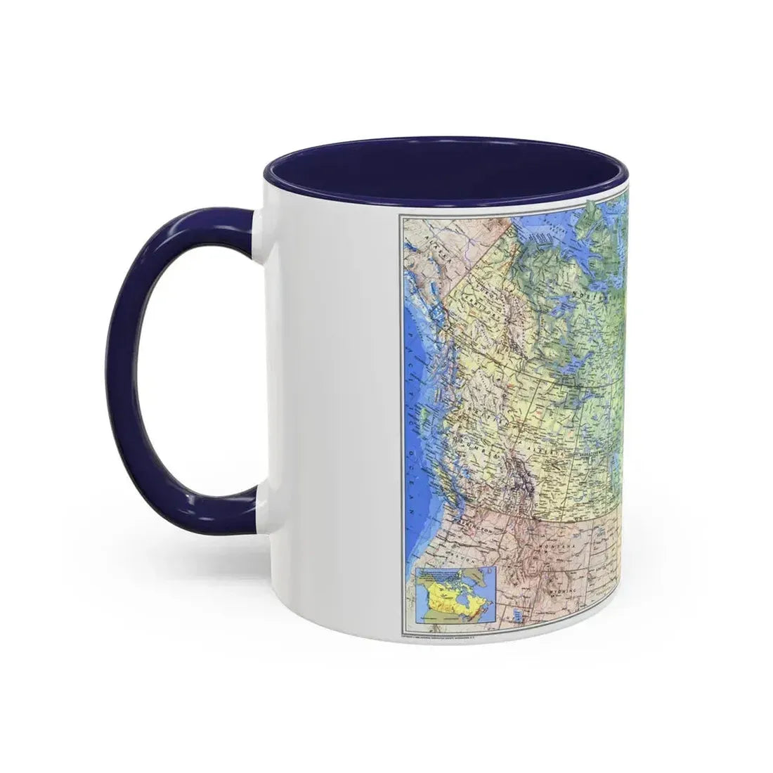 Canada (1985) (Map) Accent Coffee Mug - Go Mug Yourself