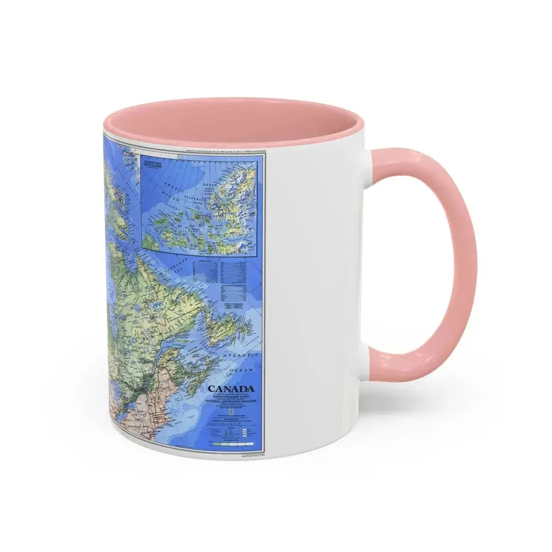 Canada (1985) (Map) Accent Coffee Mug - Go Mug Yourself