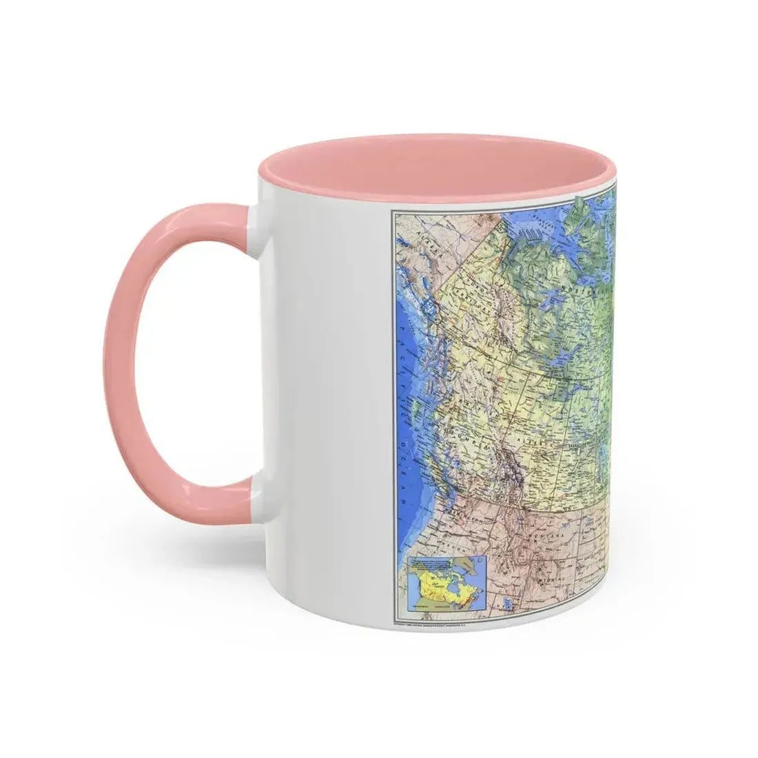 Canada (1985) (Map) Accent Coffee Mug - Go Mug Yourself
