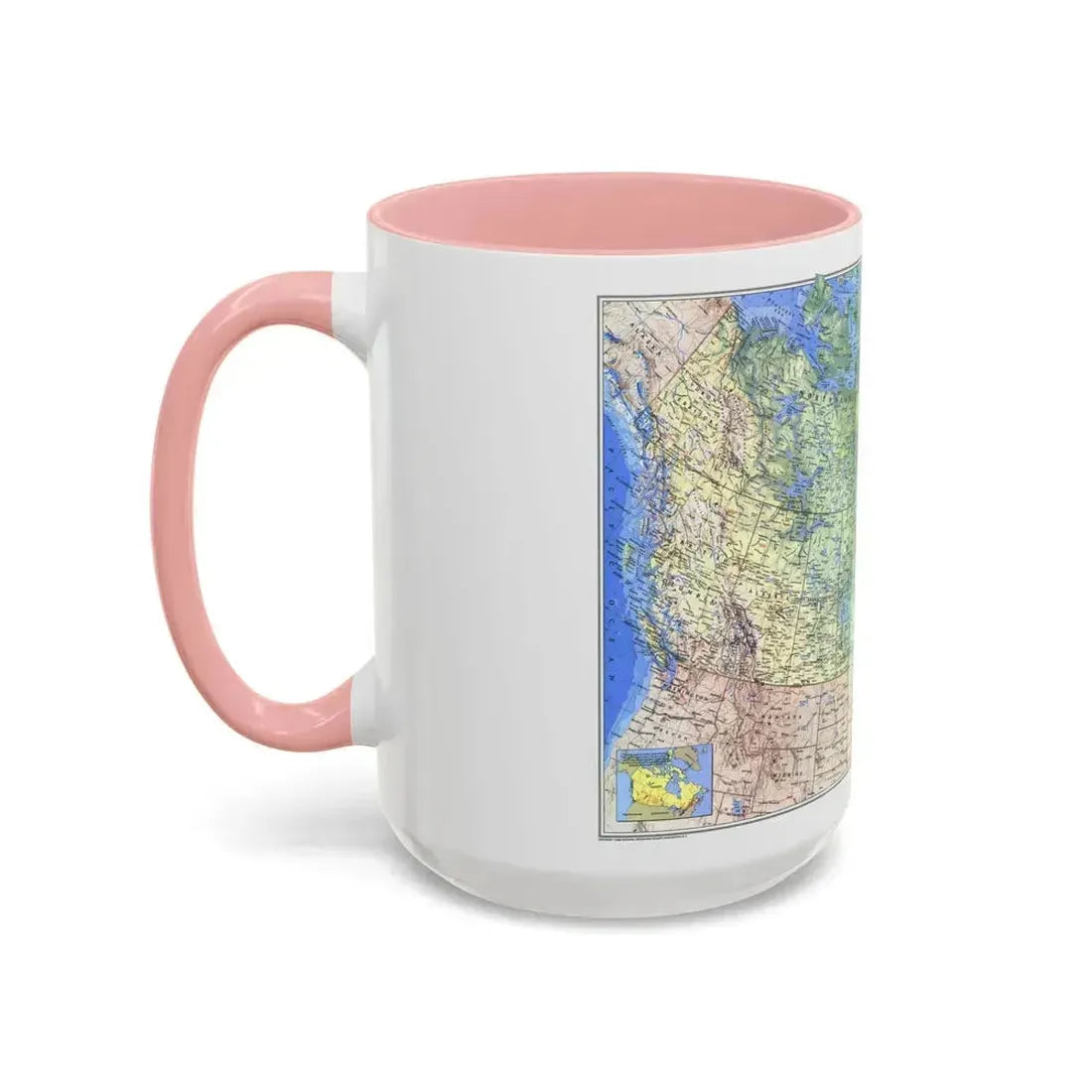 Canada (1985) (Map) Accent Coffee Mug - Go Mug Yourself