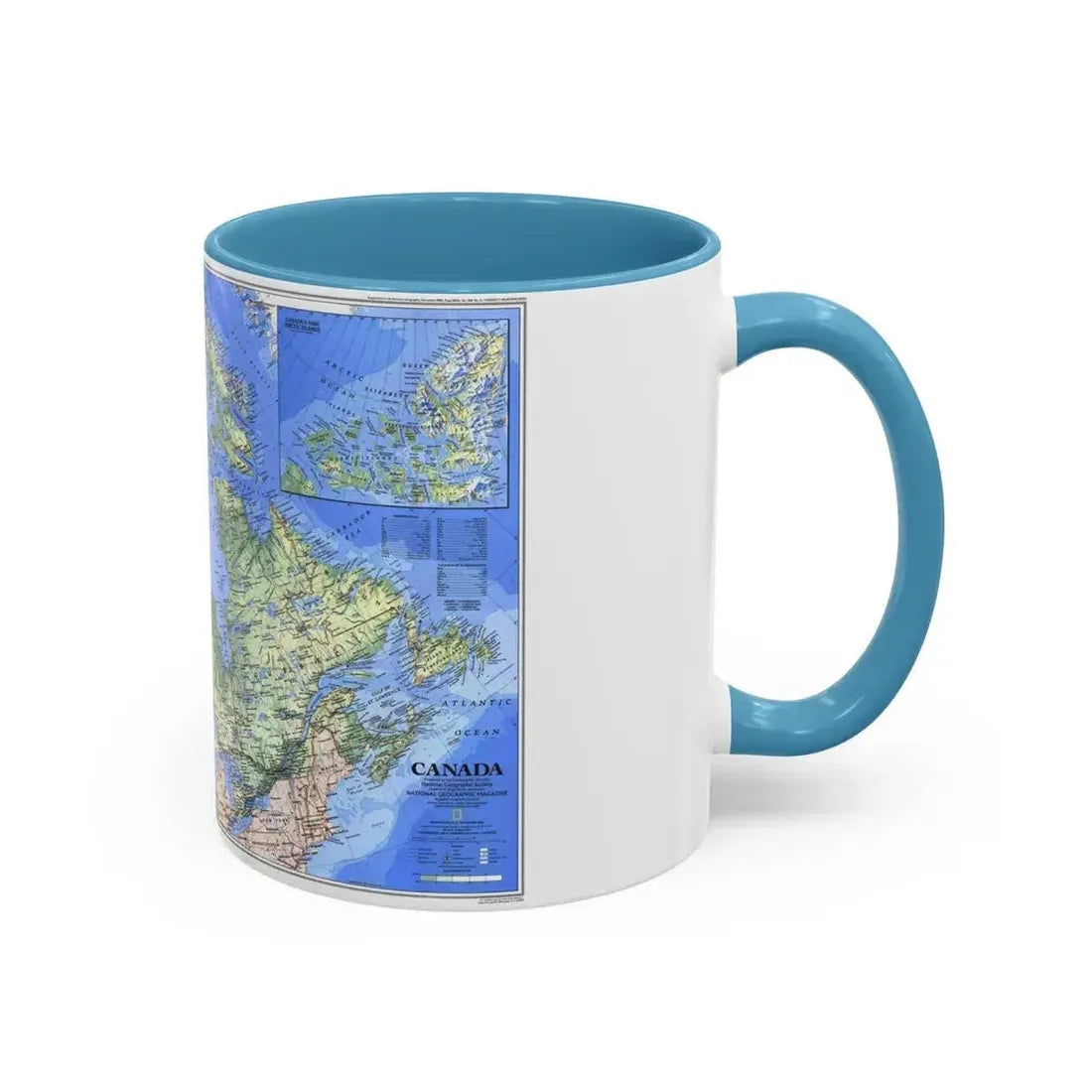 Canada (1985) (Map) Accent Coffee Mug - Go Mug Yourself